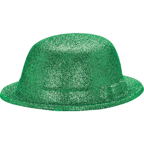 Glitter St. Patrick's Day Derby Hat Image #2