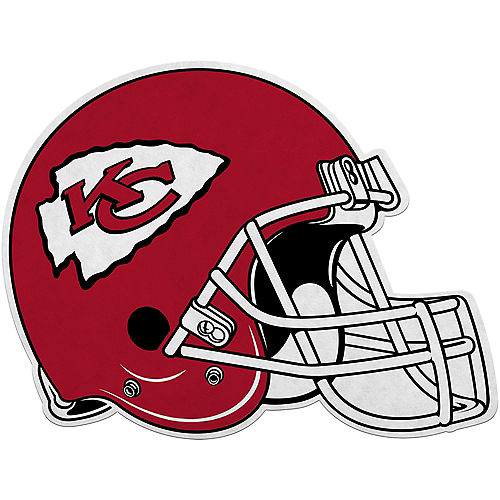 Kansas City Chiefs Helmet Felt Pennant, 15.6in x 14in - NFL Image #1