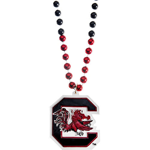 South Carolina Gamecocks Pendant Bead Necklace Image #1