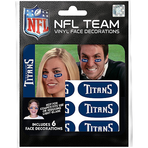 Tennessee Titans Eye Black Stickers 6ct Image #3