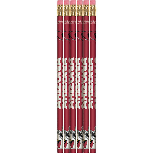 Arizona Cardinals Pencils 6ct Image #1