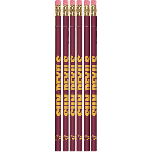 Nav Item for Arizona State Sun Devils Pencils 6ct Image #1