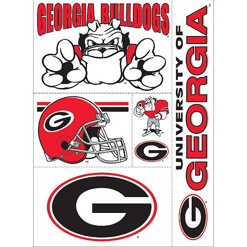 Georgia Bulldogs Decals 5ct Image #1