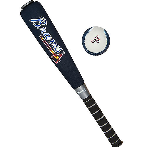 Atlanta Braves Baseball Bat Set 2pc Image #1