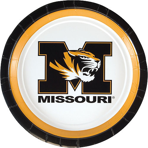 Nav Item for Missouri Tigers Lunch Plates 10ct Image #1
