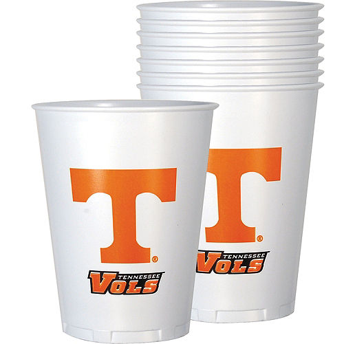 Nav Item for Tennessee Volunteers Plastic Cups 8ct Image #1