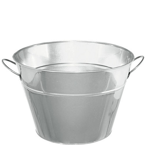 Nav Item for Silver Metal Party Tub Image #1