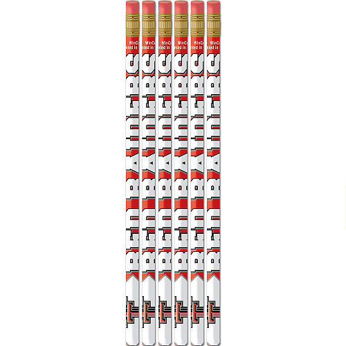Texas Tech Red Raiders Pencils 6ct Image #1