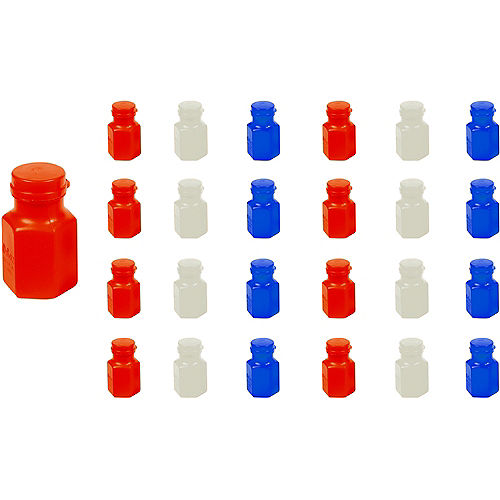 Nav Item for Red, White & Blue Mini Bubbles 24ct Image #1
