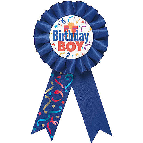 Nav Item for Birthday Boy Award Ribbon Image #1