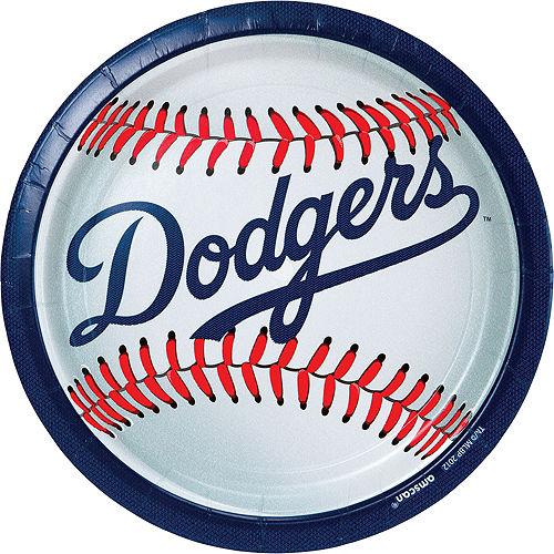 Nav Item for Los Angeles Dodgers Lunch Plates 18ct Image #1