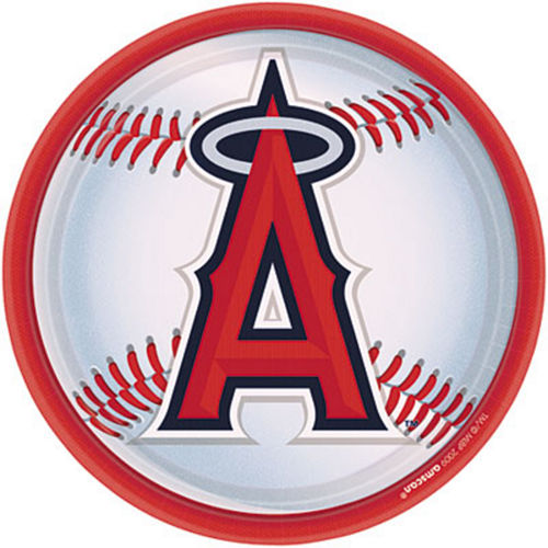 Nav Item for Los Angeles Angels Lunch Plates 18ct Image #1