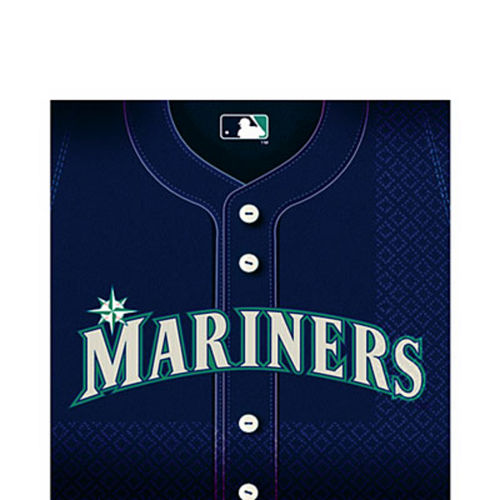 Nav Item for Seattle Mariners Lunch Napkins 36ct Image #1