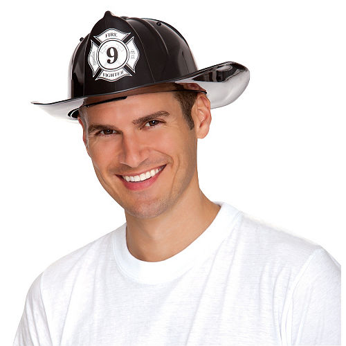Nav Item for Black Firefighter Hat Image #2