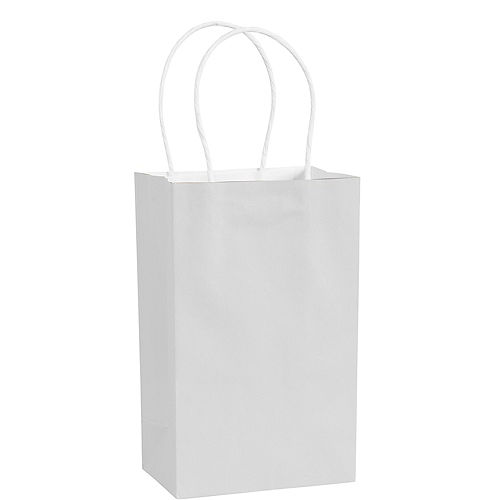 Nav Item for Small White Paper Gift Bag Image #1