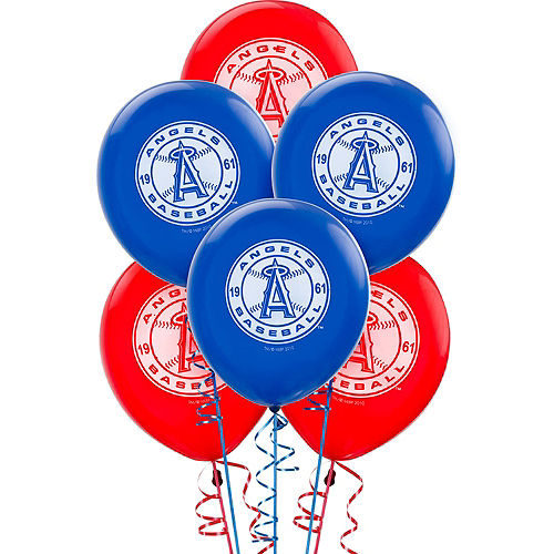 Los Angeles Angels Balloons 6ct Image #1