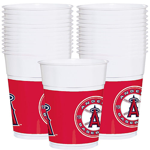Los Angeles Angels Plastic Cups 25ct Image #1