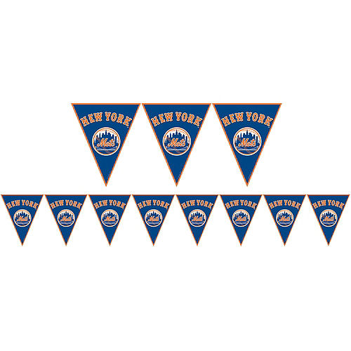 Nav Item for New York Mets Pennant Banner Image #1
