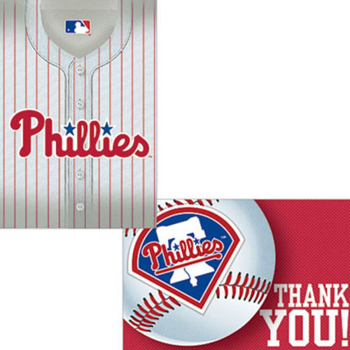 Nav Item for Philadelphia Phillies Invitations & Thank You Notes for 8 Image #1
