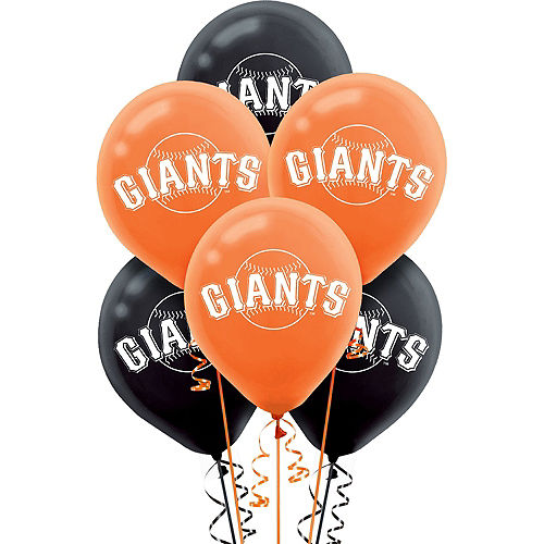San Francisco Giants Balloons 6ct Image #1