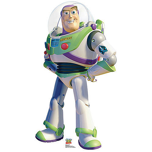 Nav Item for Buzz Lightyear Life-Size Cardboard Cutout,  48in Image #1