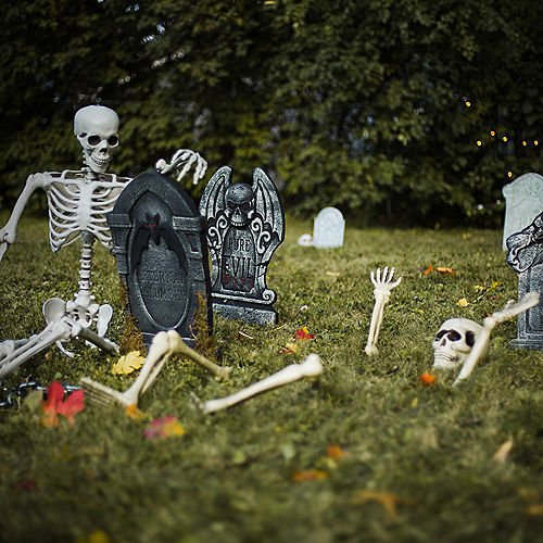 Lawn Skeleton Decoration 12pc Image #4