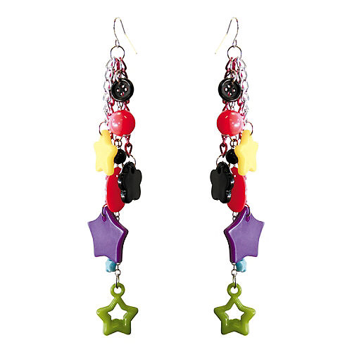 Multi Color Dangle Earrings Image #1