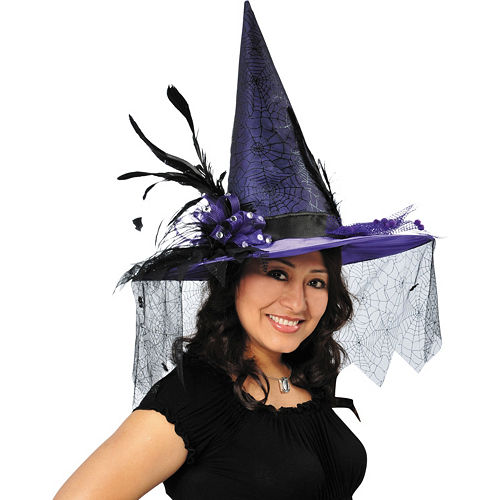 Purple Witch Hat Deluxe Image #2