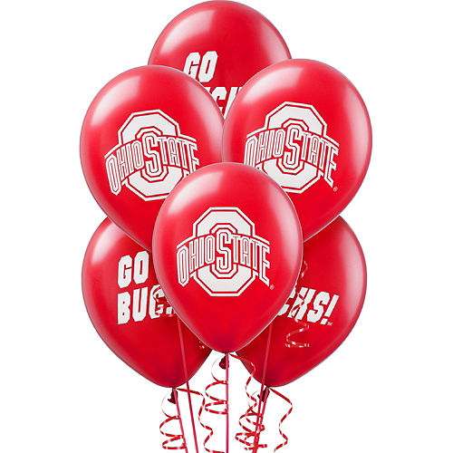 Ohio State Buckeyes Balloons 10ct Image #1
