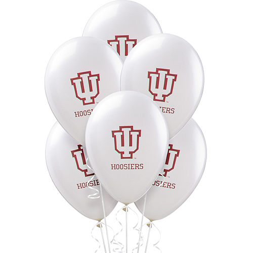 Indiana Hoosiers Balloons 10ct Image #1