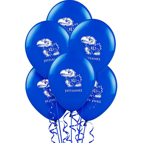 Kansas Jayhawks Balloons 10ct Image #1