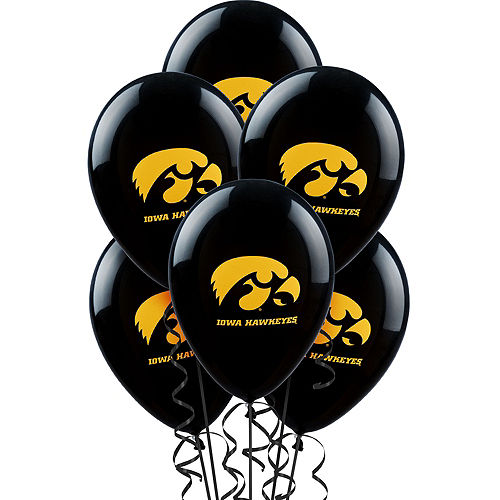 Nav Item for Iowa Hawkeyes Balloons 10ct Image #1
