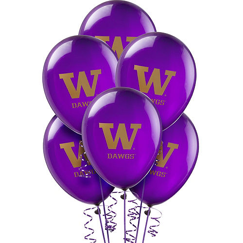 Nav Item for Washington Huskies Balloons 10ct Image #1