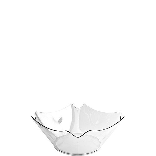 CLEAR Plastic Flower Bowl Image #1