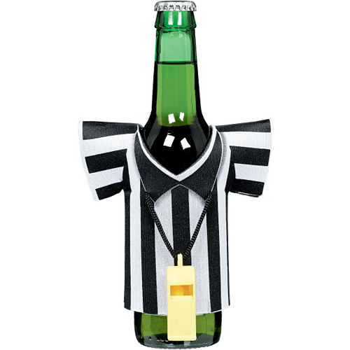 Nav Item for Referee Shirt Jersey Bottle Coozie Image #1