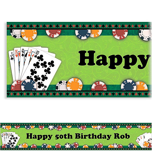 Nav Item for Custom Poker Party Banner 6ft Image #1