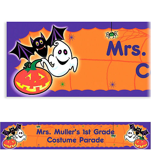 Nav Item for Custom Scared Silly Halloween Banner 6ft Image #1
