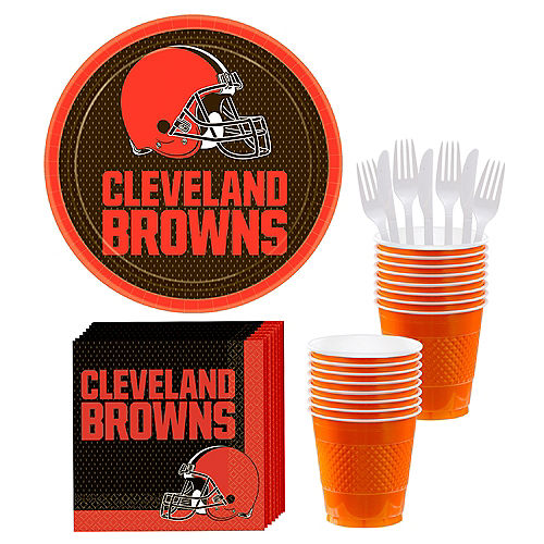 Cleveland Browns Party Kit for 18 Guests Image #1