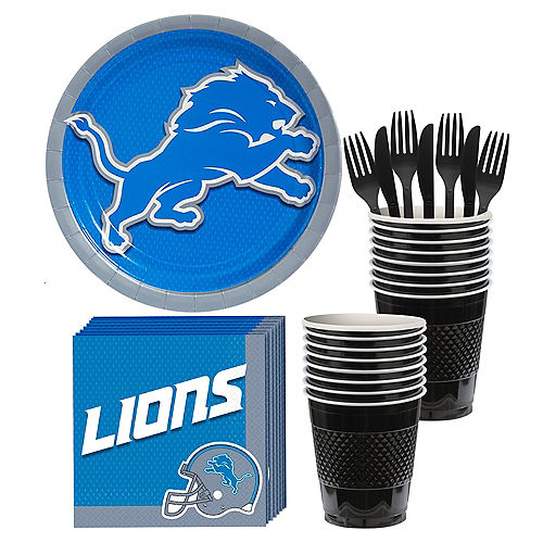 Detroit Lions Party Kit for 18 Guests Image #1