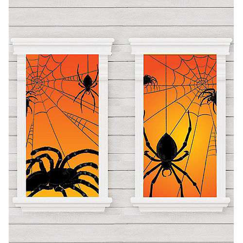 Nav Item for Spider Window Decorations 2ct Image #1
