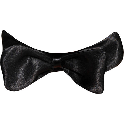 Nav Item for Deluxe Black Bow Tie Image #1