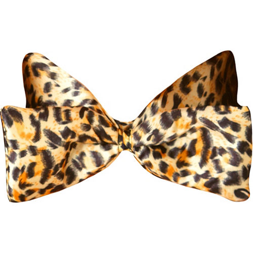 Nav Item for Deluxe Leopard Bow Tie Image #1
