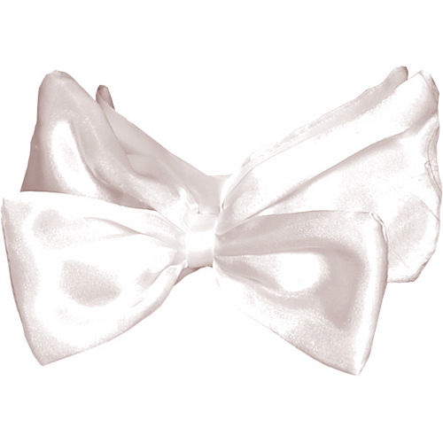 Nav Item for Deluxe White Bow Tie Image #1