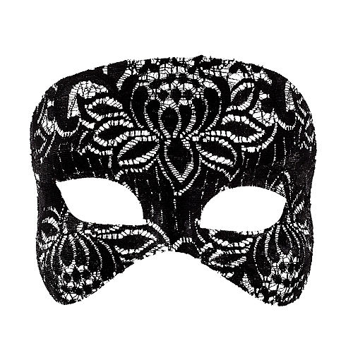 Nav Item for Black Lace Mask Image #1