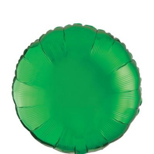 Nav Item for Festive Green Round Balloon, 17in Image #1