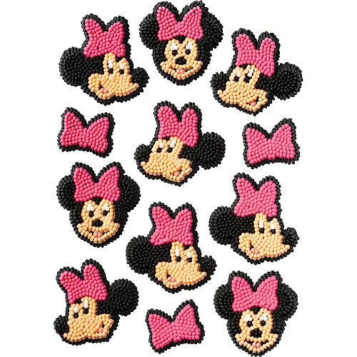 Nav Item for Wilton Minnie Mouse Icing Decorations 12ct Image #1