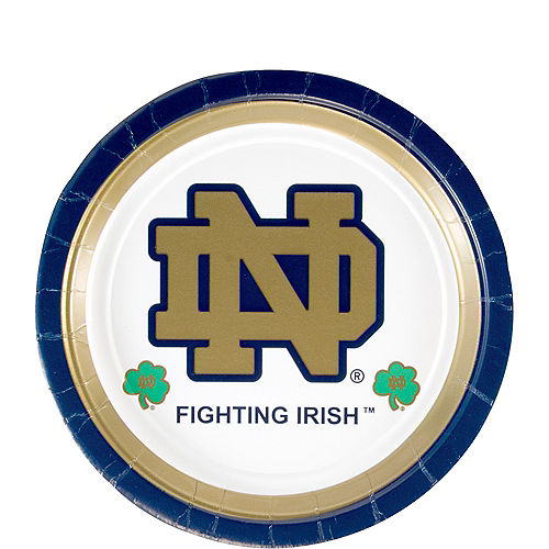 Notre Dame Fighting Irish Dessert Plates 8ct Image #1