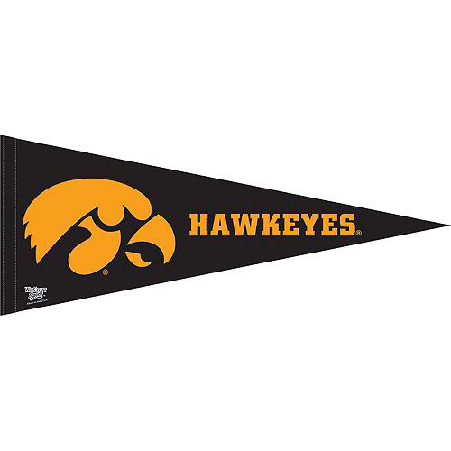 Iowa Hawkeyes Pennant Flag Image #1