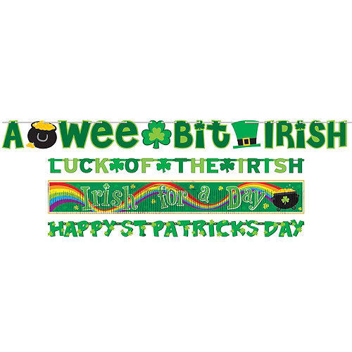 Nav Item for St. Patrick's Day Banners 4ct Image #1