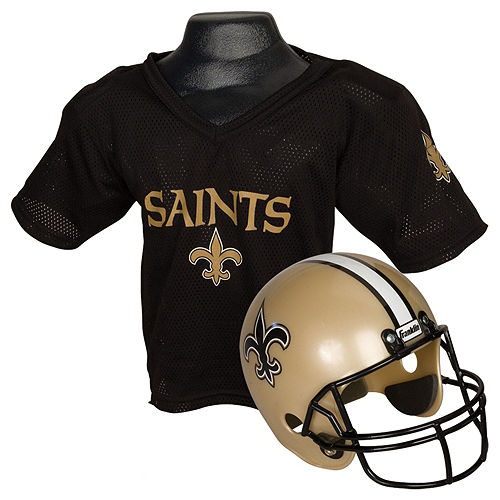 Child New Orleans Saints Helmet & Jersey Set Image #1